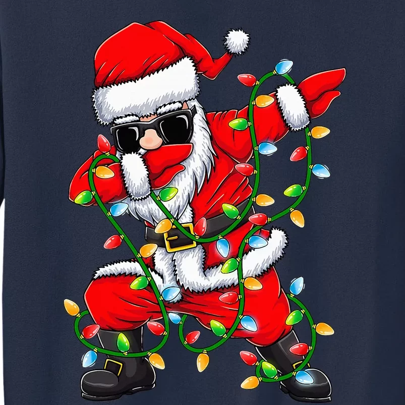 Dabbing Santa Xmas Lights Christmas Gifts Sweatshirt