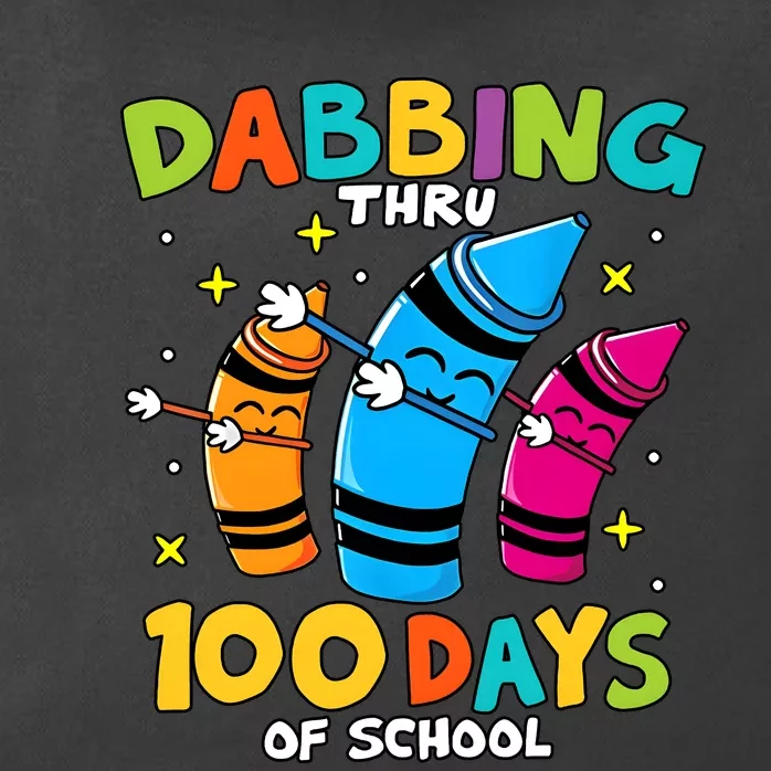 Dabbing Thru 100 Days Of School Zip Tote Bag