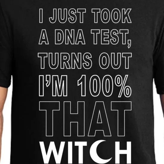 Dna Test 100% That Witch Meaningful Gift Pajama Set