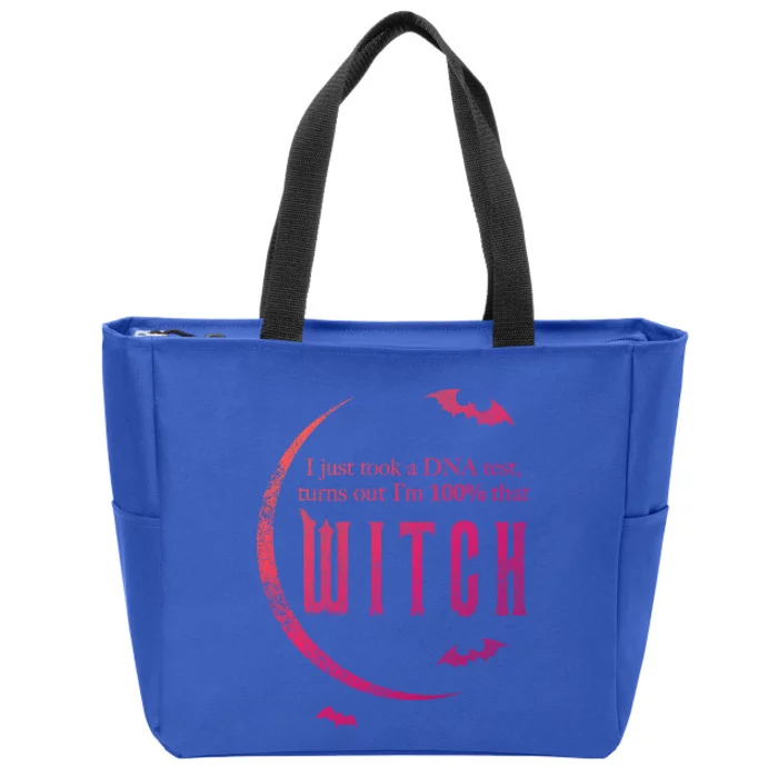 Dna Test 100% That Witch Gift Zip Tote Bag