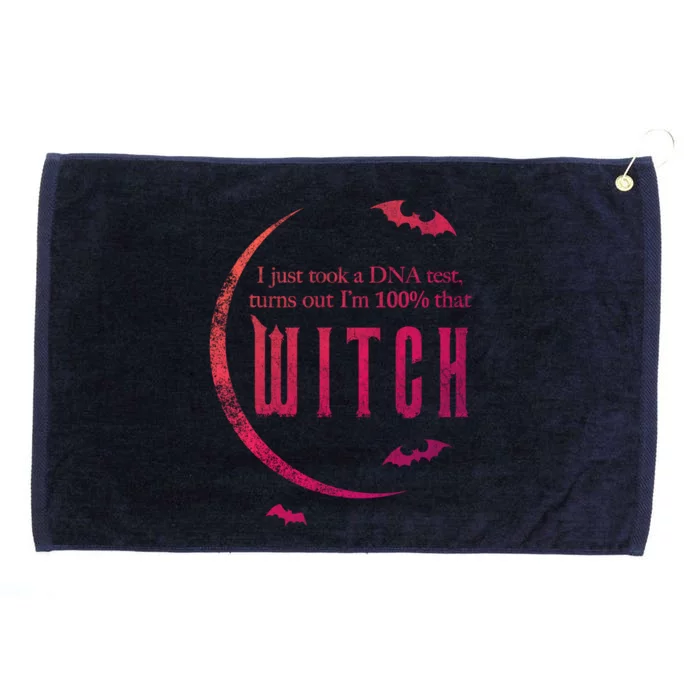 Dna Test 100% That Witch Gift Grommeted Golf Towel