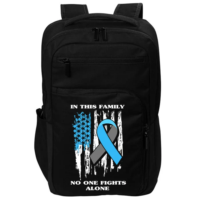 Diabetic Type 1 T1D Diabetes Awareness USA Flag Gift Impact Tech Backpack