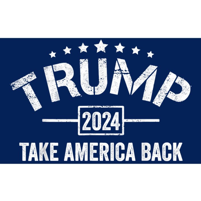 Donald Trump 2024 Take America Back 4th Of July Election Bumper Sticker