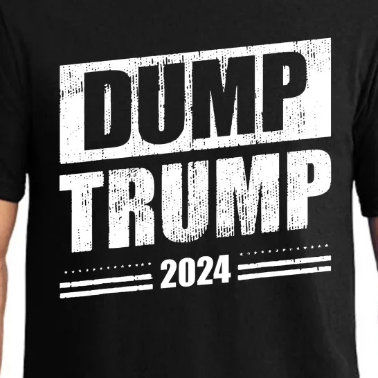 Dump Trump 2024 Funny Anti Trump Pajama Set