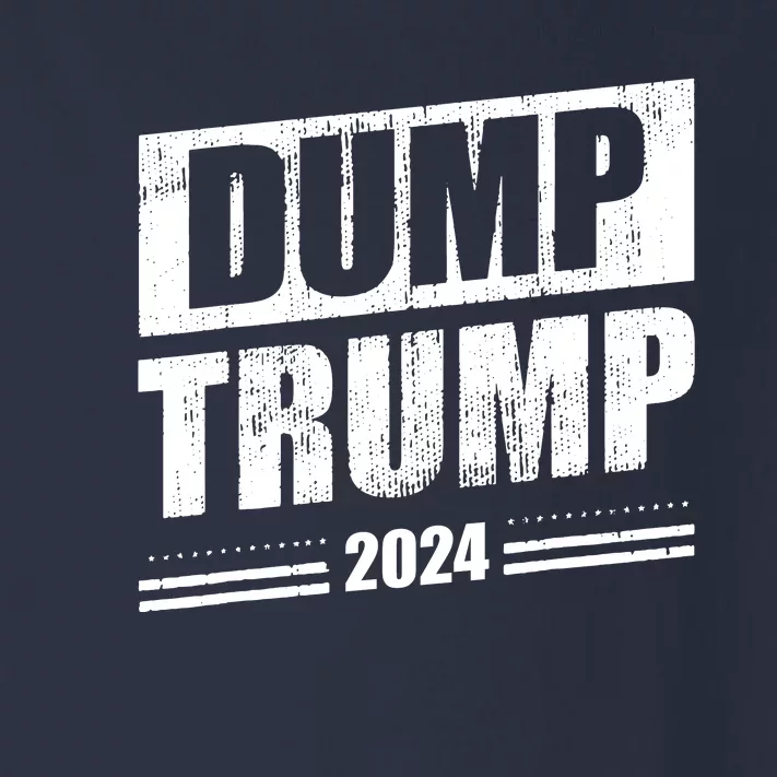 Dump Trump 2024 Funny Anti Trump Toddler Long Sleeve Shirt