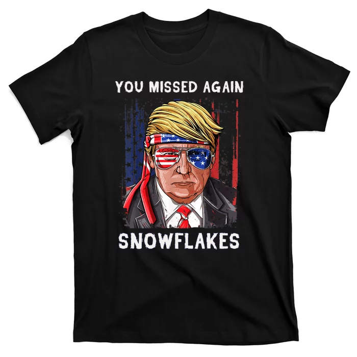 Donald Trump 2024 Missed Me Funny Conservative T-Shirt