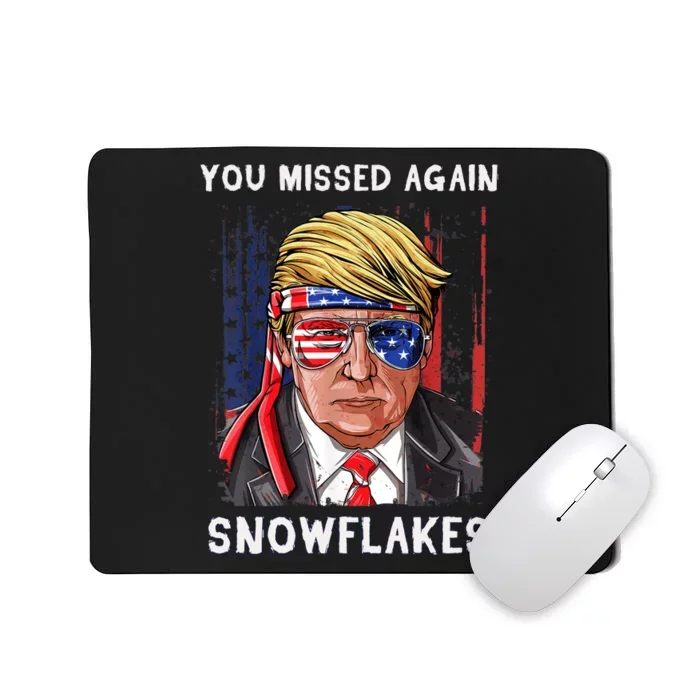 Donald Trump 2024 Missed Me Funny Conservative Mousepad