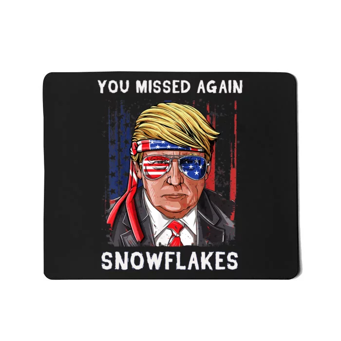 Donald Trump 2024 Missed Me Funny Conservative Mousepad