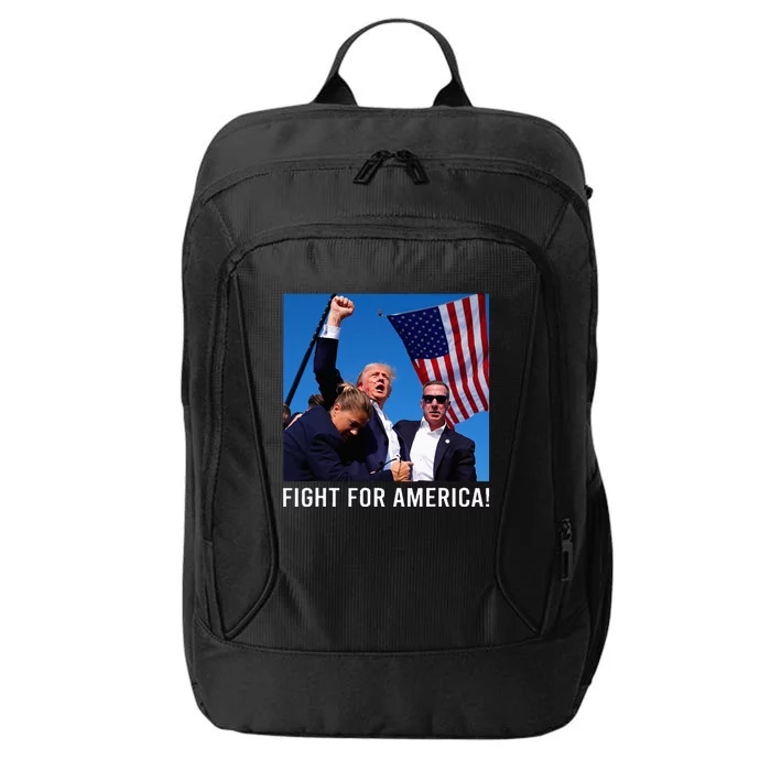 Donald Trump 2024 Survived Shot Rally Fight For America City Backpack