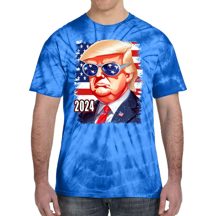 Donald Trump 2024 Elections Gift Tie-Dye T-Shirt