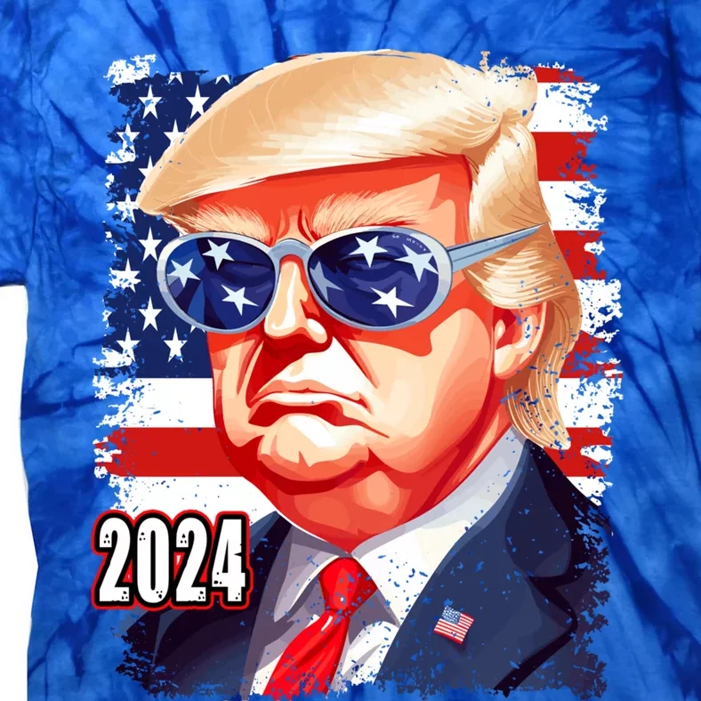 Donald Trump 2024 Elections Gift Tie-Dye T-Shirt