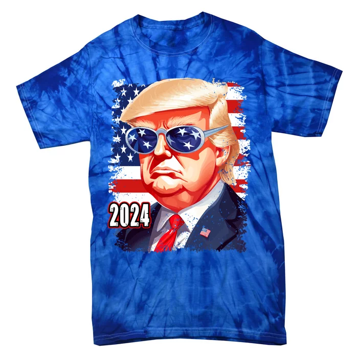 Donald Trump 2024 Elections Gift Tie-Dye T-Shirt