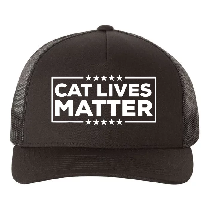 Donald Trump 2024 Cats Cat Lives Matter Trump Yupoong Adult 5-Panel Trucker Hat