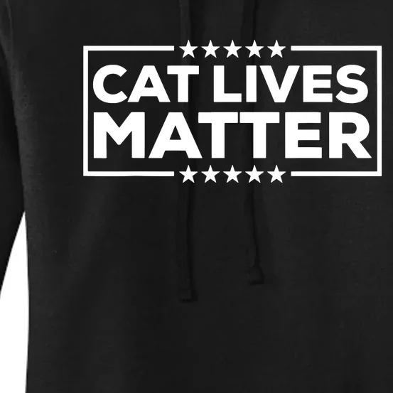 Donald Trump 2024 Cats Cat Lives Matter Trump Women's Pullover Hoodie