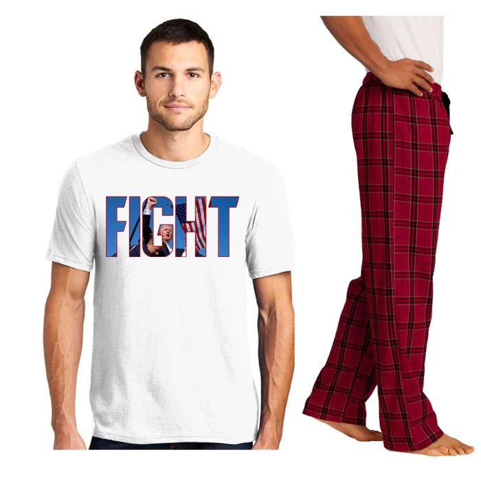 Donald Trump 2024 Fight Maga Make America Great Again Pajama Set