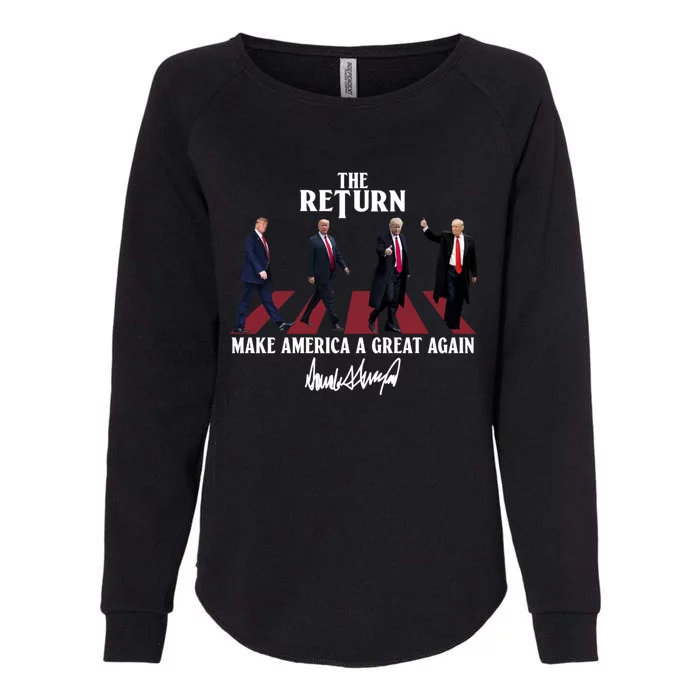 Donald Trump 2024 Take America Back Election The Return Womens California Wash Sweatshirt