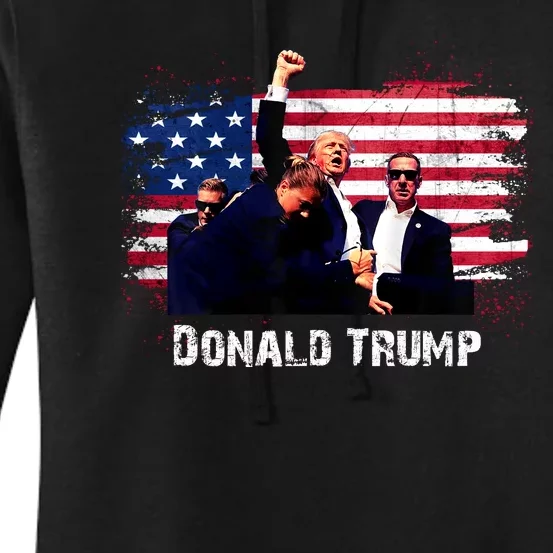 Donal Trump 2024 | LetS Stand With Donald Trump Women's Pullover Hoodie