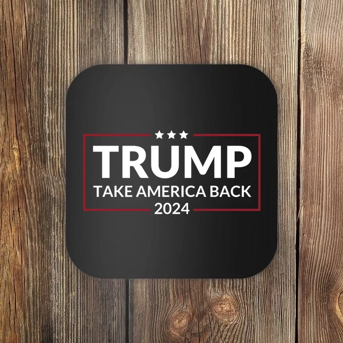 Donald Trump 2024 Take America Back USA United States Coaster