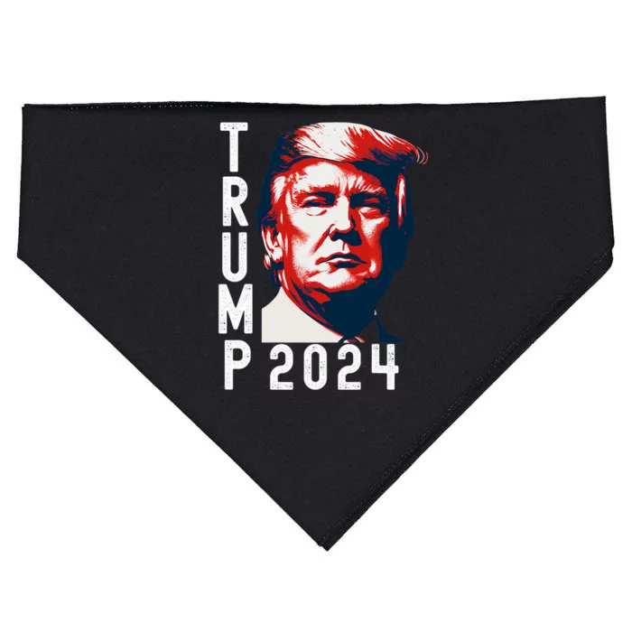 Donald Trump 2024 Take America Back Election 2024 USA-Made Doggie Bandana