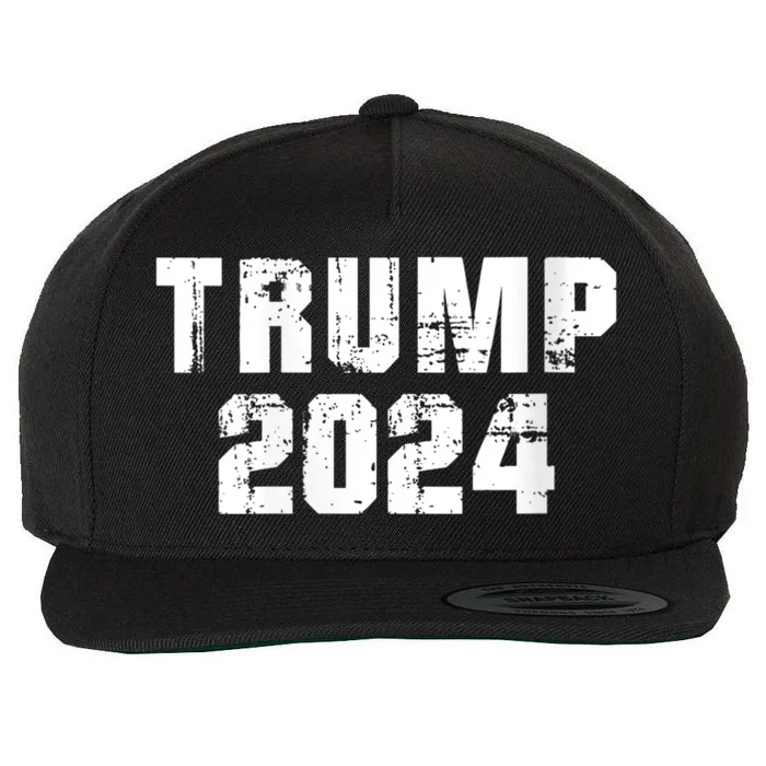 Donald Trump 2024 Take America Back Election Red Trump Wool Snapback Cap