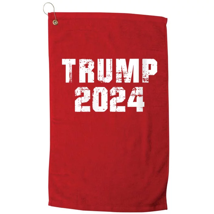 Donald Trump 2024 Take America Back Election Red Trump Platinum Collection Golf Towel