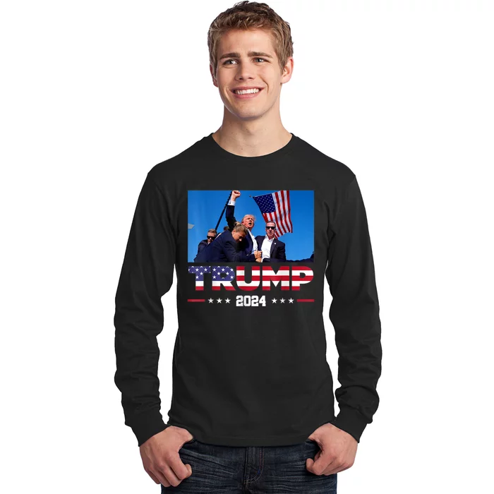 Donald Trump 2024 Survived Shot At Election Rally Long Sleeve Shirt