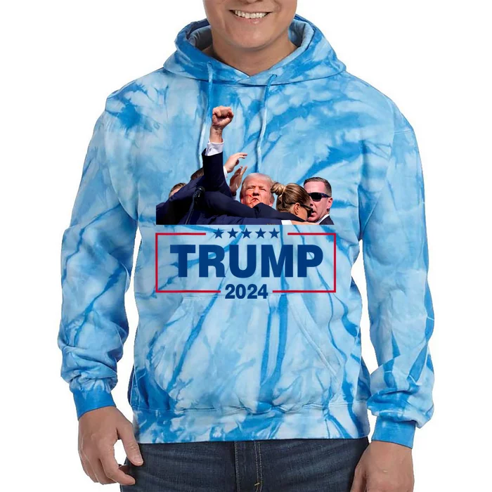 Donald Trump 2024 Survived Shot At Election Rally Tie Dye Hoodie