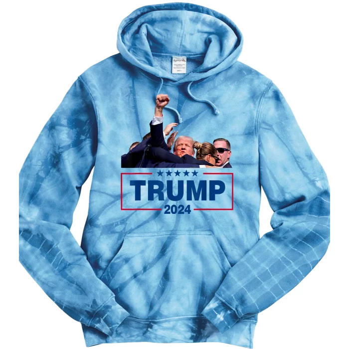 Donald Trump 2024 Survived Shot At Election Rally Tie Dye Hoodie