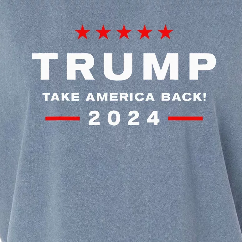 Donald Trump 2024 Take America Back Election The Return Garment-Dyed Women's Muscle Tee