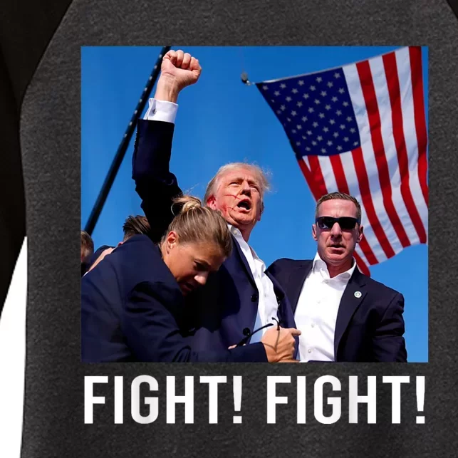 Donald Trump 2024 Survived Shot At Election Rally Women's Tri-Blend 3/4-Sleeve Raglan Shirt