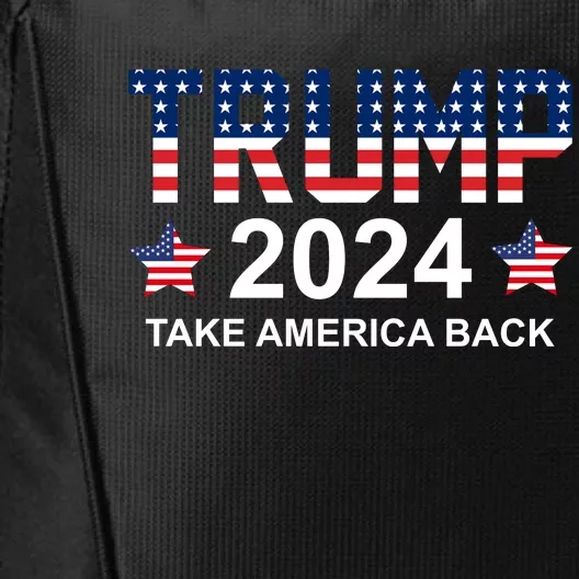 Donald Trump 2024 Take America Back City Backpack