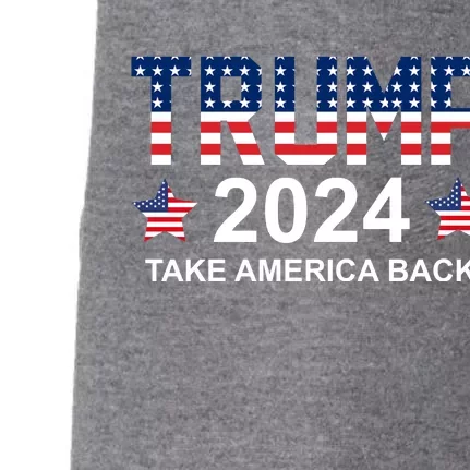 Donald Trump 2024 Take America Back Doggie 3-End Fleece Hoodie