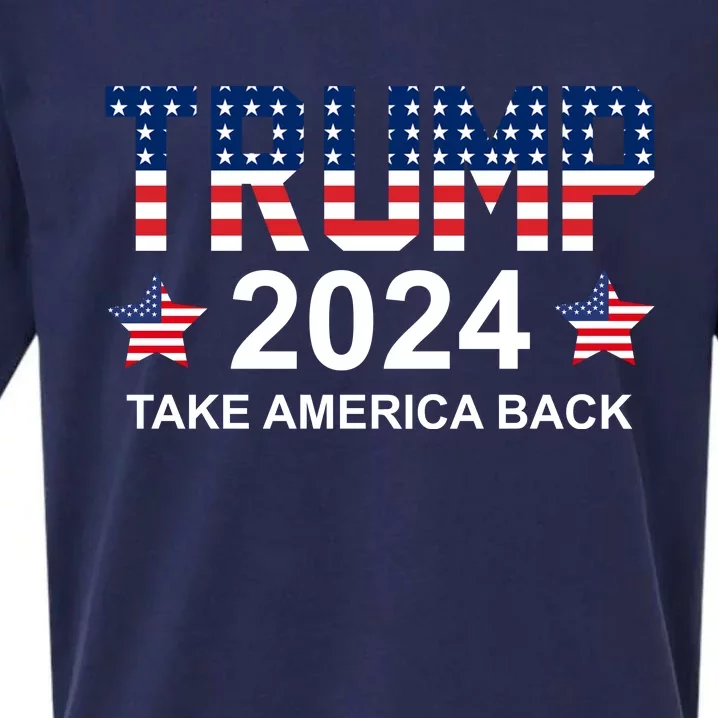 Donald Trump 2024 Take America Back Sueded Cloud Jersey T-Shirt