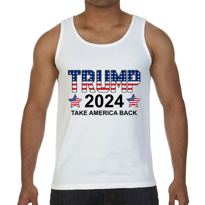 Donald Trump 2024 Take America Back Comfort Colors® Tank Top