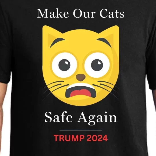 Donald Trump 2024 Funny Cat Conservative Maga Pajama Set