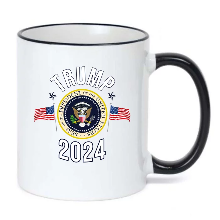 Donald Trump 2024 Presidential Seal Black Color Changing Mug