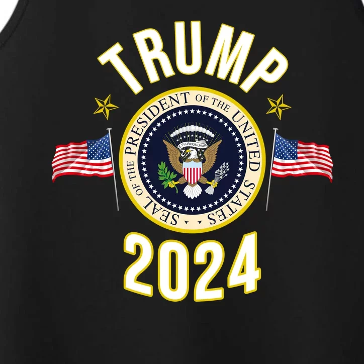 Donald Trump 2024 Presidential Seal Performance Tank