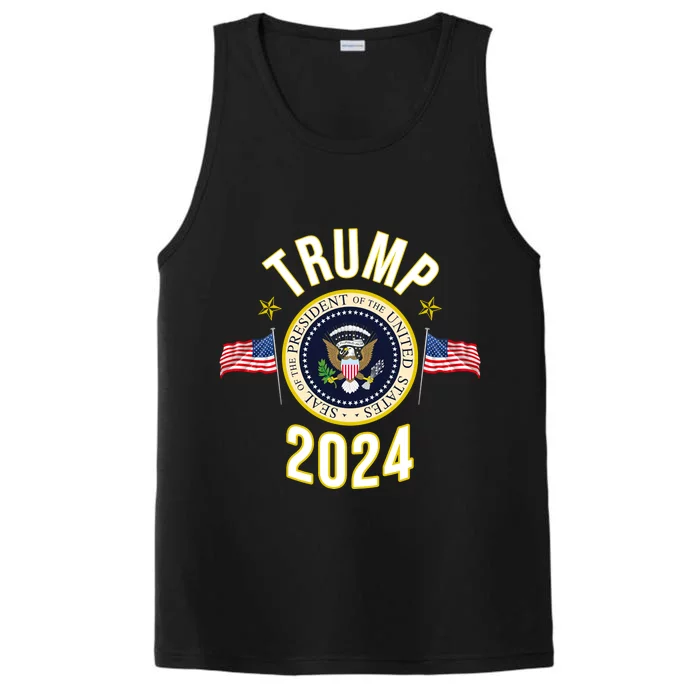 Donald Trump 2024 Presidential Seal Performance Tank