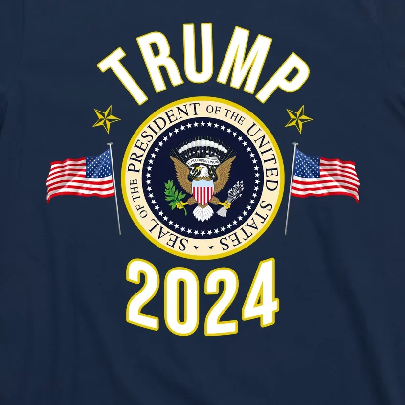 Donald Trump 2024 Presidential Seal TShirt TeeShirtPalace