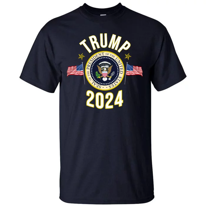 Donald Trump 2024 Presidential Seal Tall T-Shirt