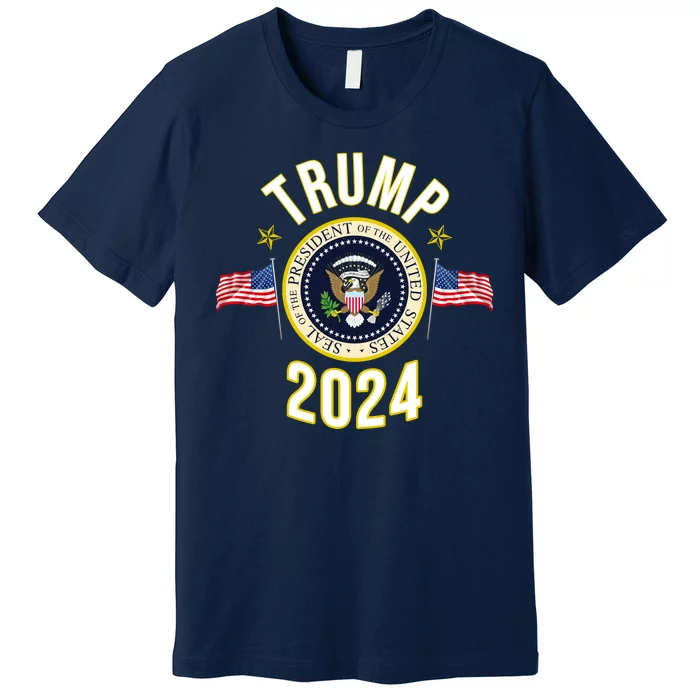 Donald Trump 2024 Presidential Seal Premium T-Shirt