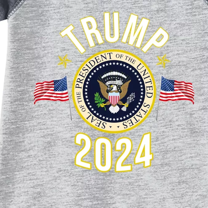 Donald Trump 2024 Presidential Seal Infant Baby Jersey Bodysuit