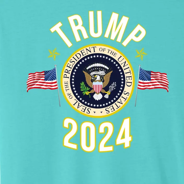 Donald Trump 2024 Presidential Seal ChromaSoft Performance T-Shirt