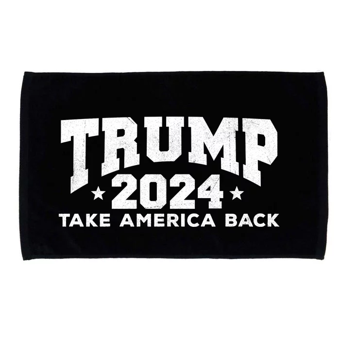 Donald Trump 2024 Take America Back Microfiber Hand Towel