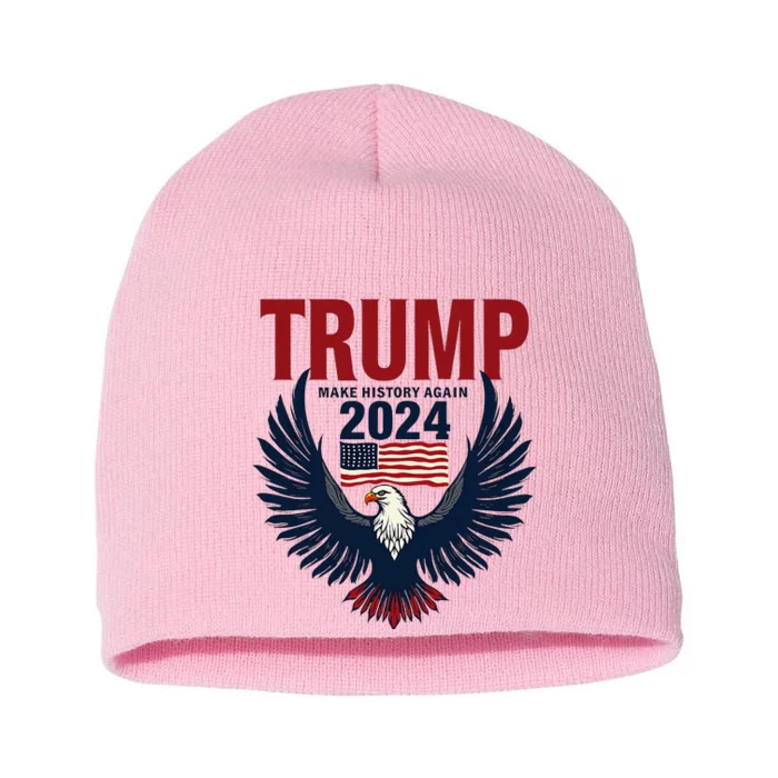 Donald Trump 2024 Vision Leadership And Future Success Short Acrylic Beanie