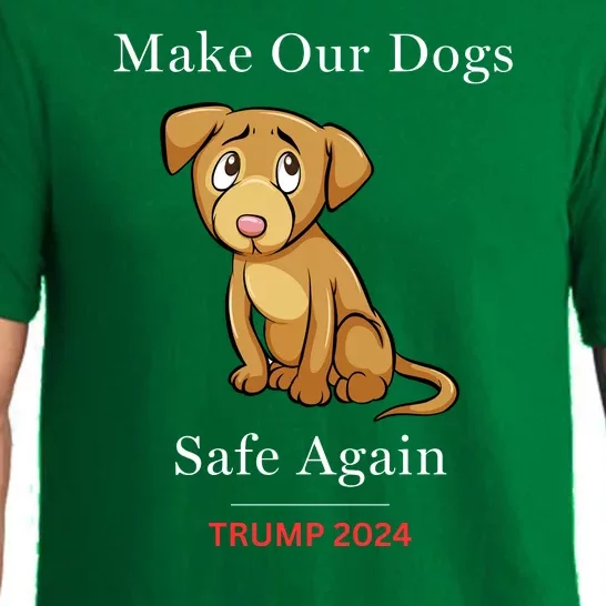 Donald Trump 2024 Funny Dog Conservative Maga Pajama Set