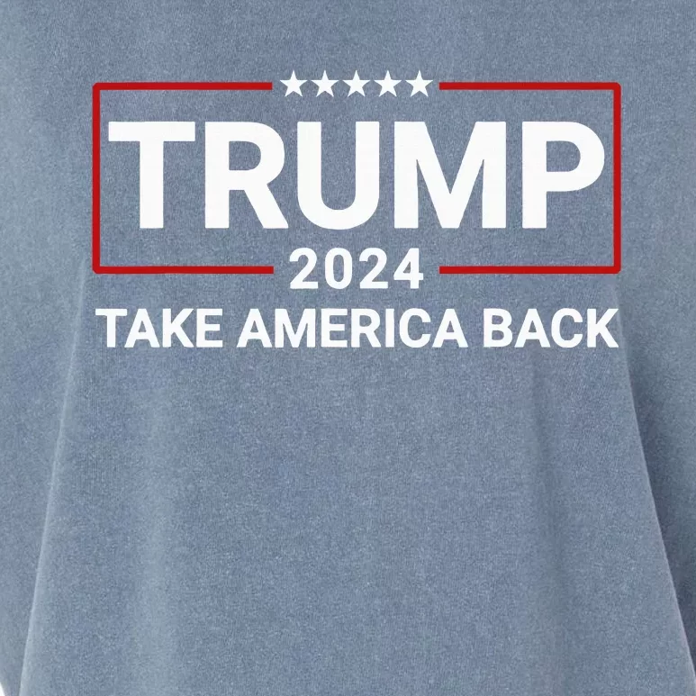 Donald Trump 2024 Take America Back Election The Return Garment-Dyed Women's Muscle Tee