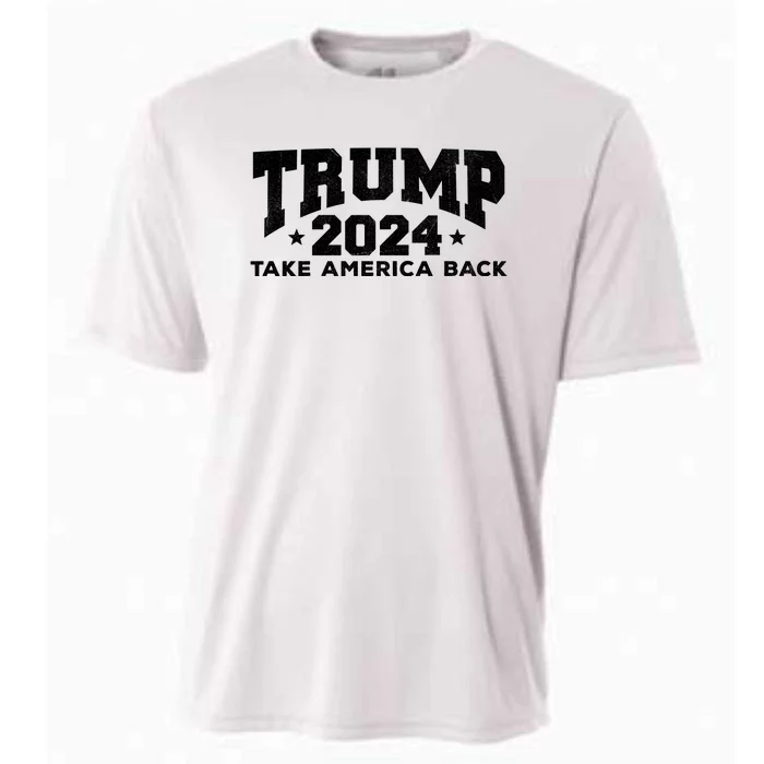 Donald Trump 2024 Take America Back Cooling Performance Crew T-Shirt