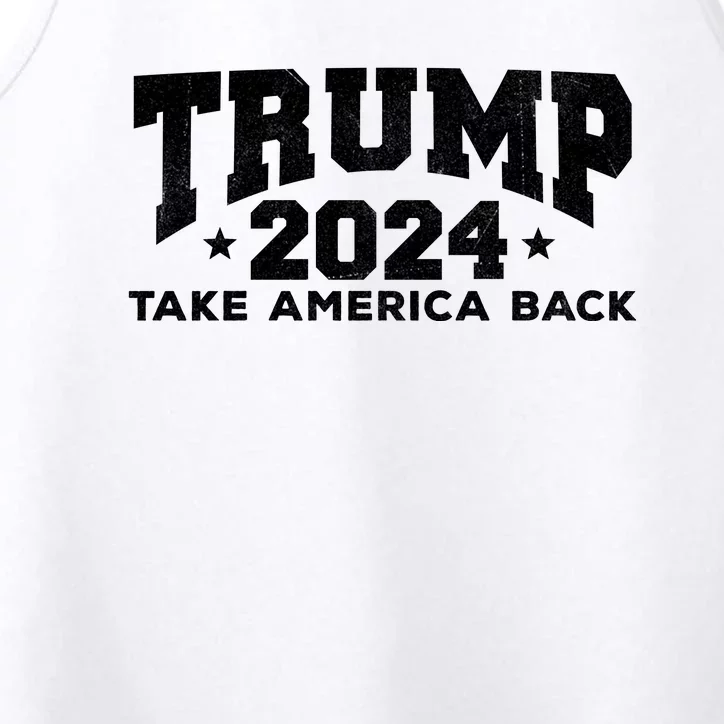 Donald Trump 2024 Take America Back Performance Tank