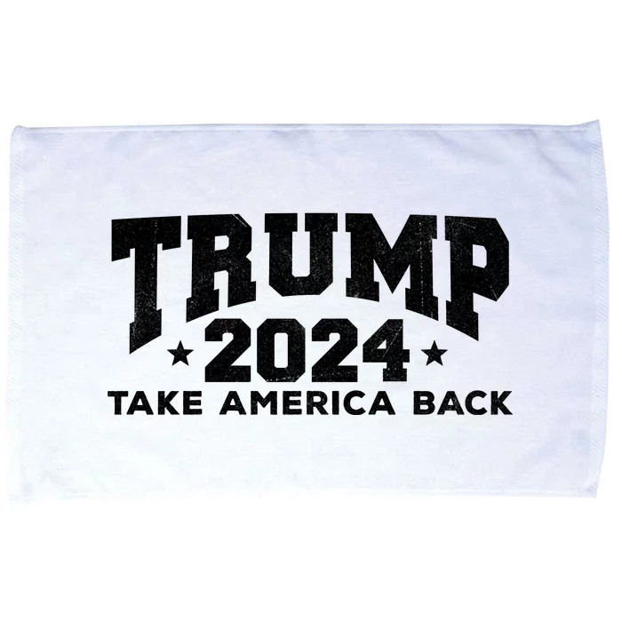 Donald Trump 2024 Take America Back Microfiber Hand Towel